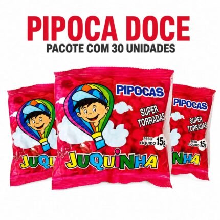 PIPOCA DOCE JUQUINHA C/ 30un